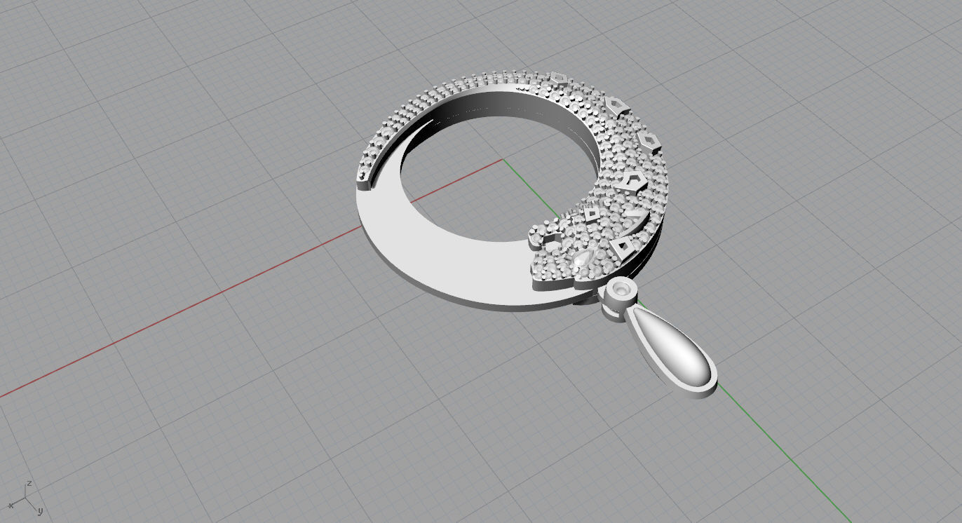 Pendant 3D print model_10