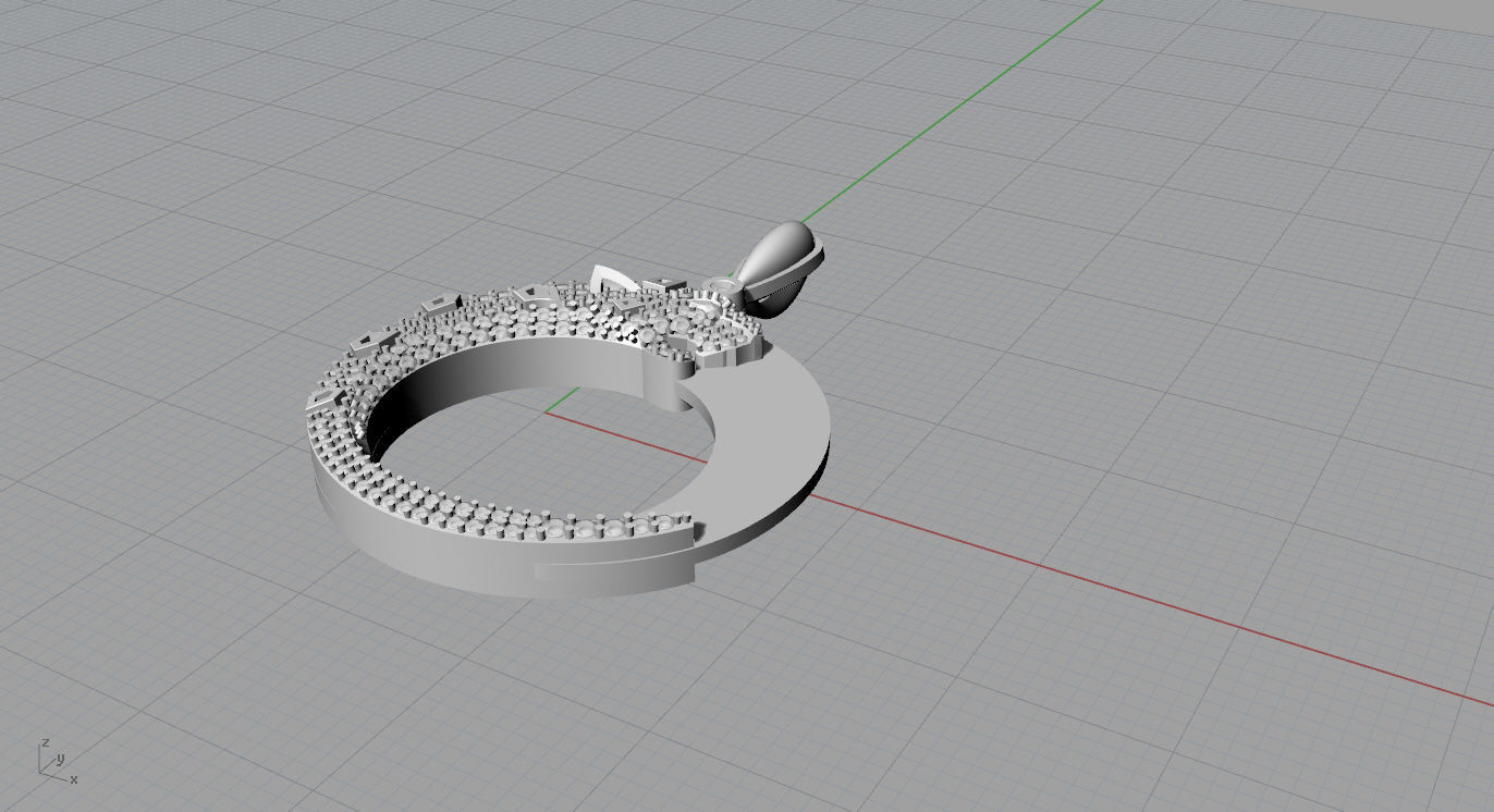 Pendant 3D print model_7