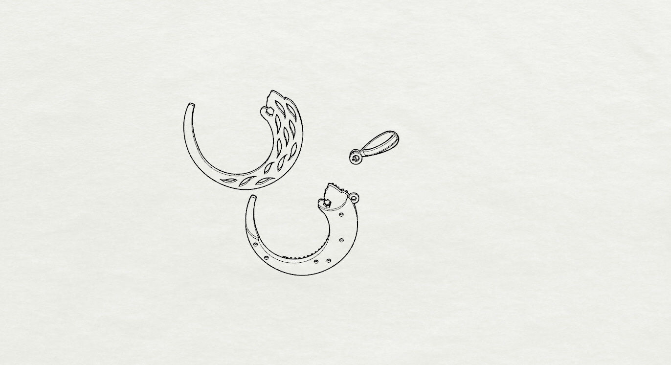 Pendant 3D print model_19