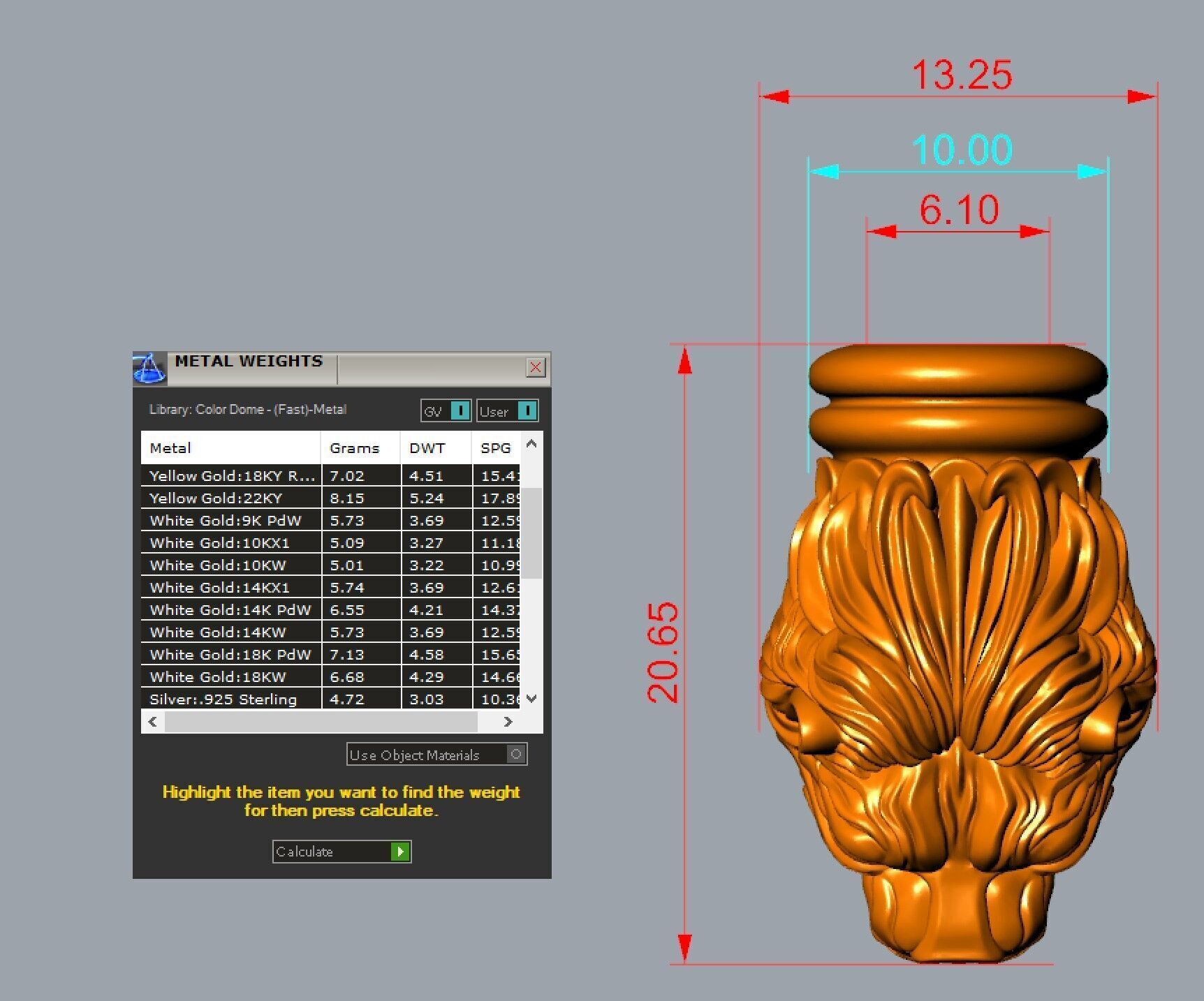 Lion Head for Chain Bracelet 3D print model_17