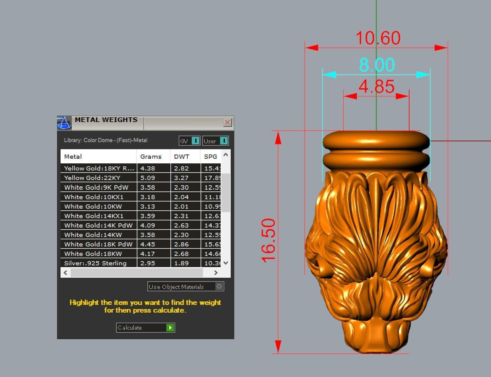 Lion Head for Chain Bracelet 3D print model_15