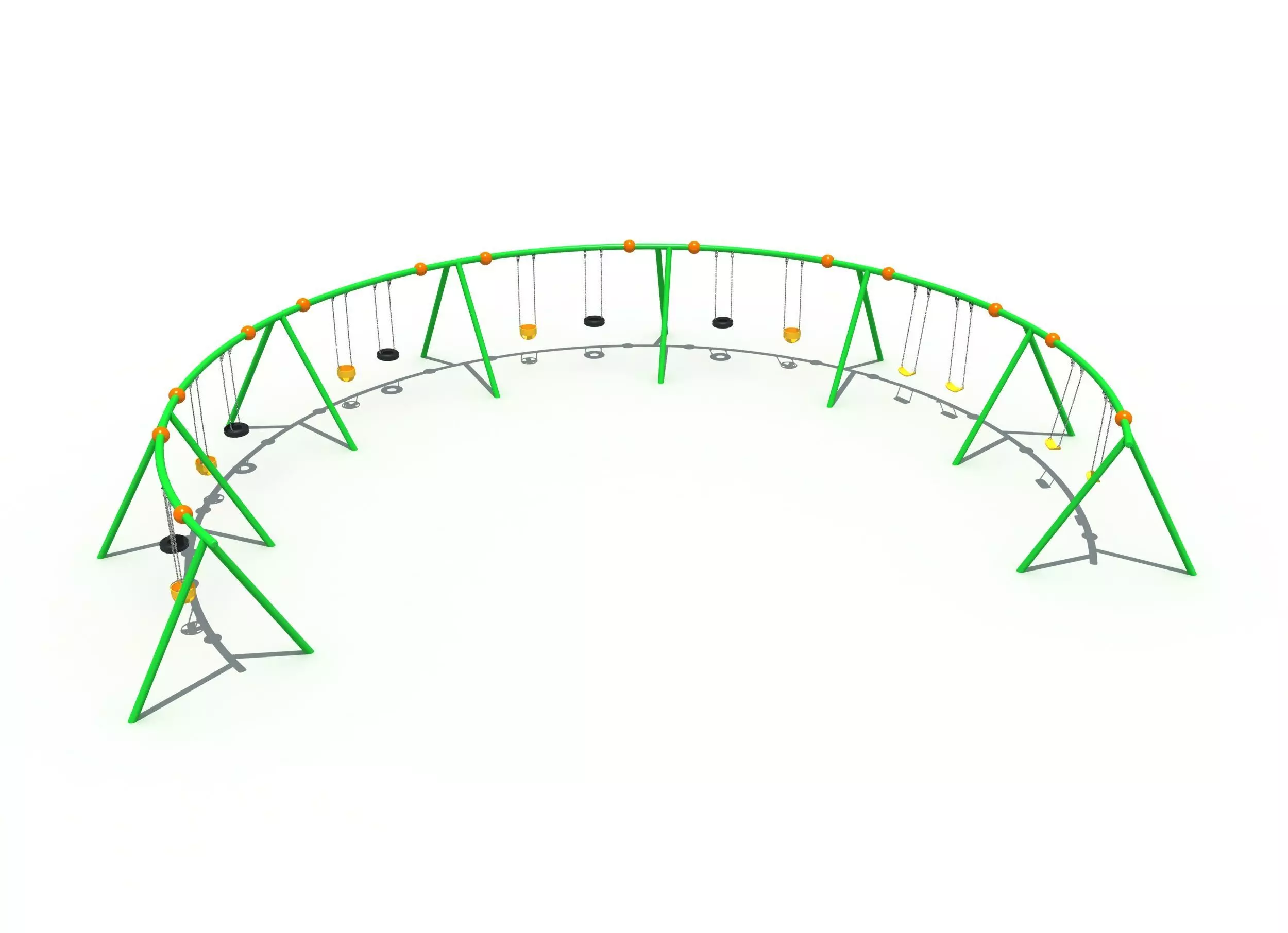Ring swing combination Free 3D model