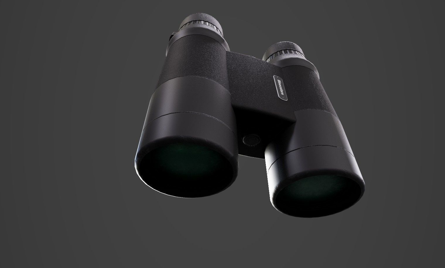 Binoculars Fernglas Low-poly 3D model_8