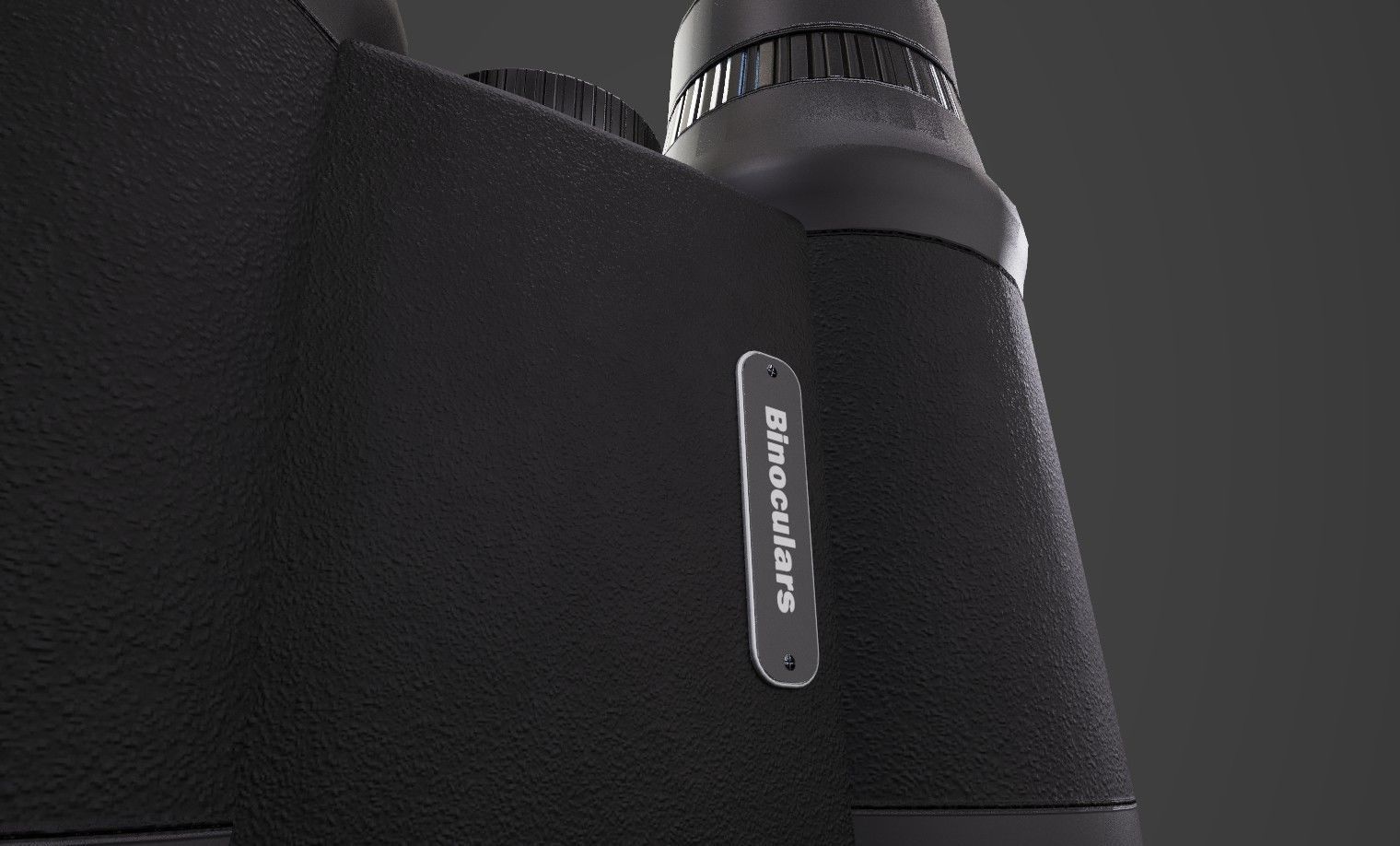 Binoculars Fernglas Low-poly 3D model_9