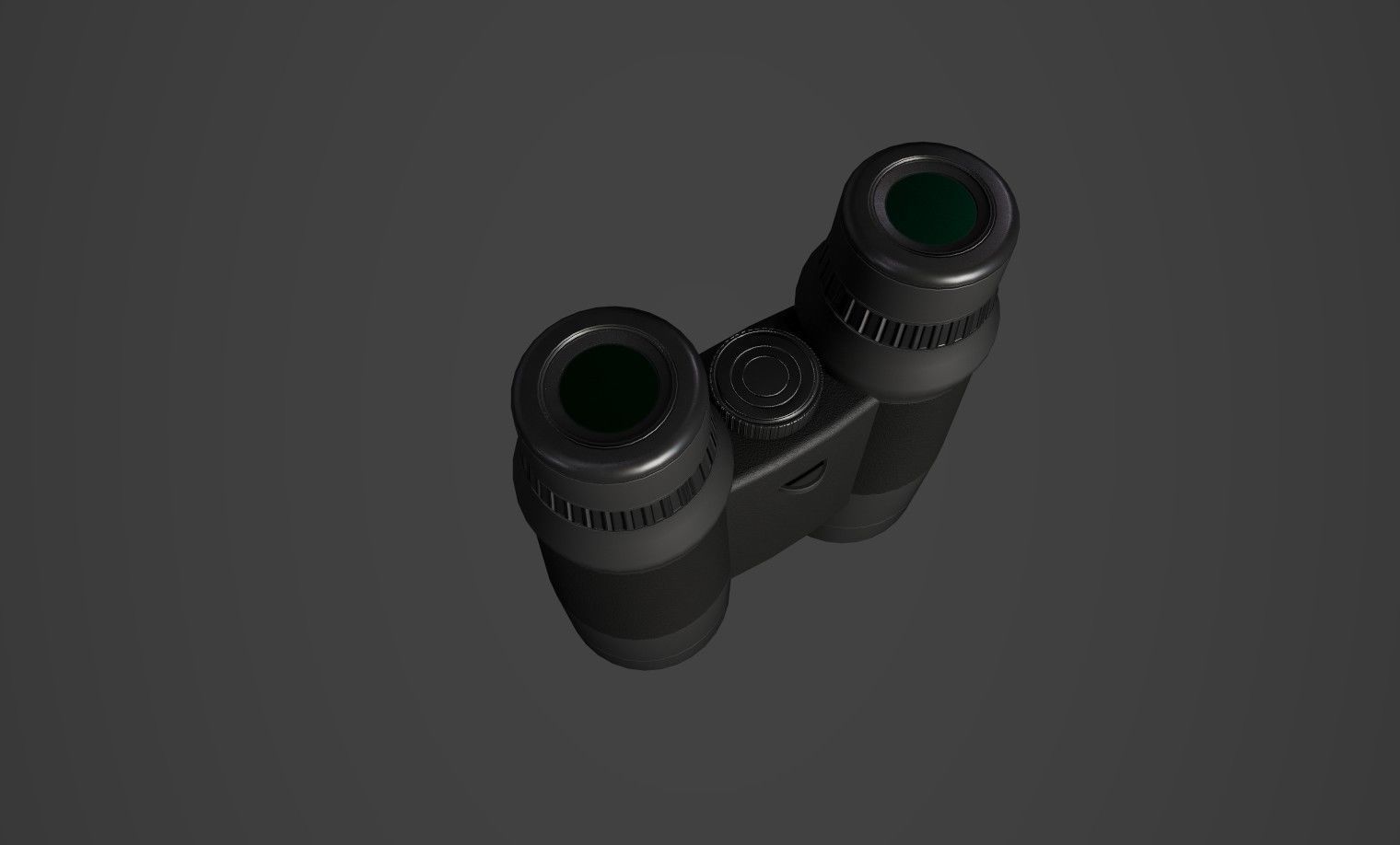 Binoculars Fernglas Low-poly 3D model_6