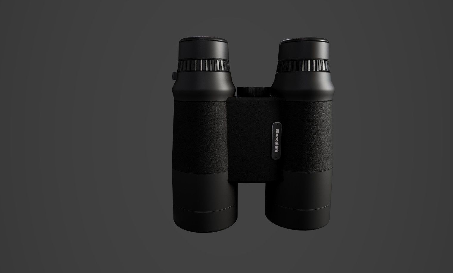 Binoculars Fernglas Low-poly 3D model_3
