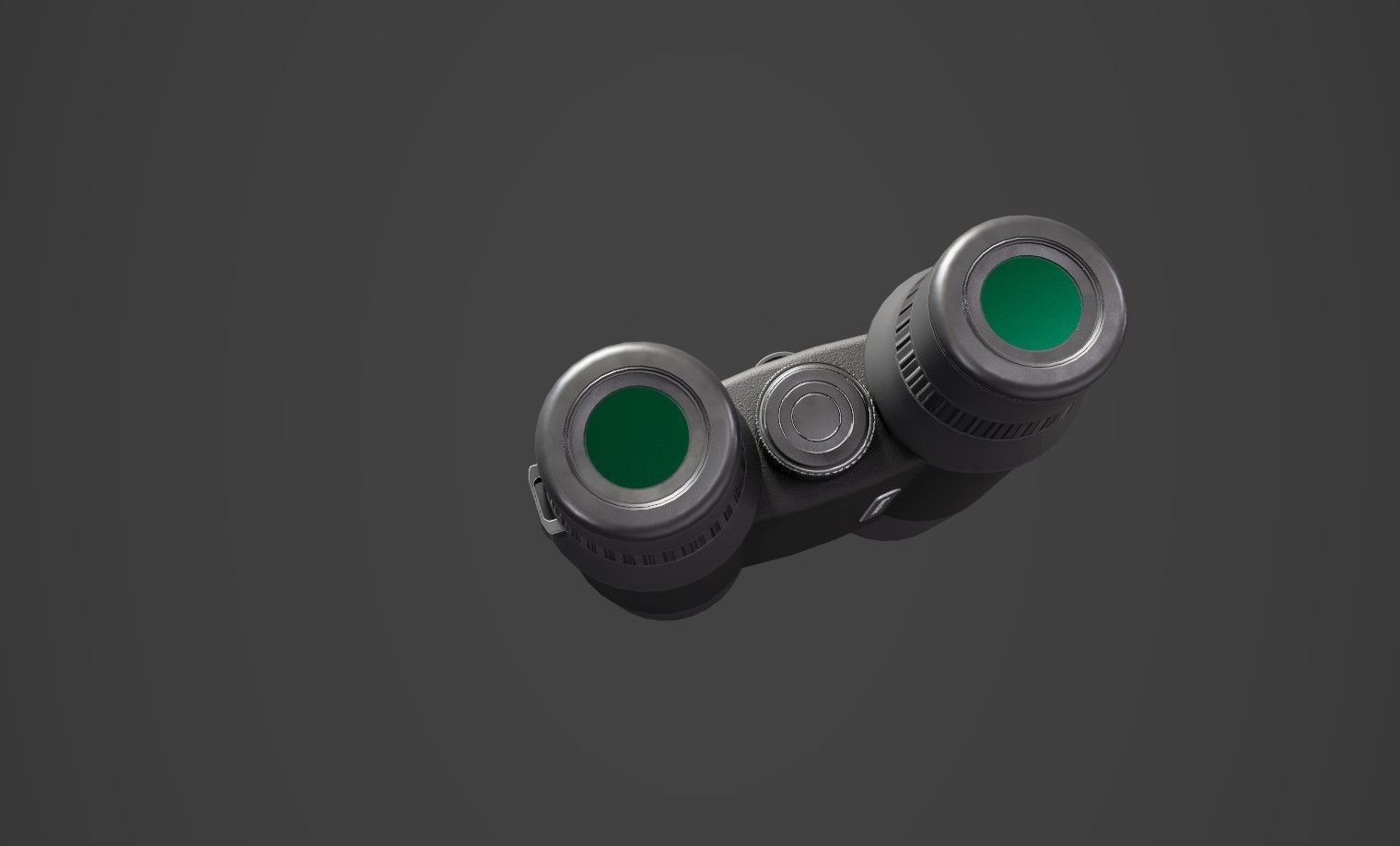 Binoculars Fernglas Low-poly 3D model_10