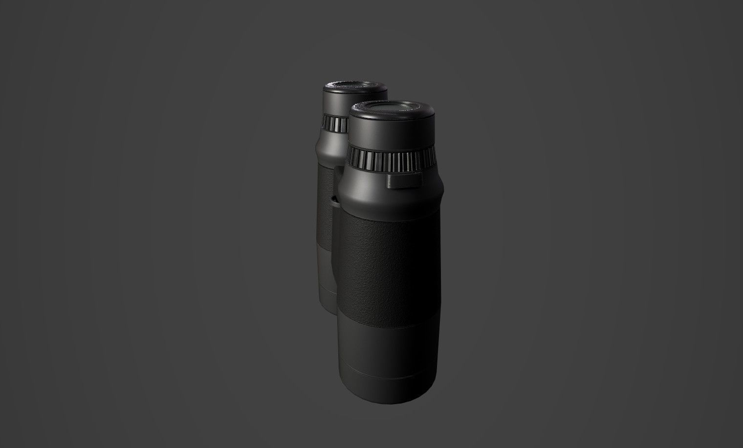 Binoculars Fernglas Low-poly 3D model_1