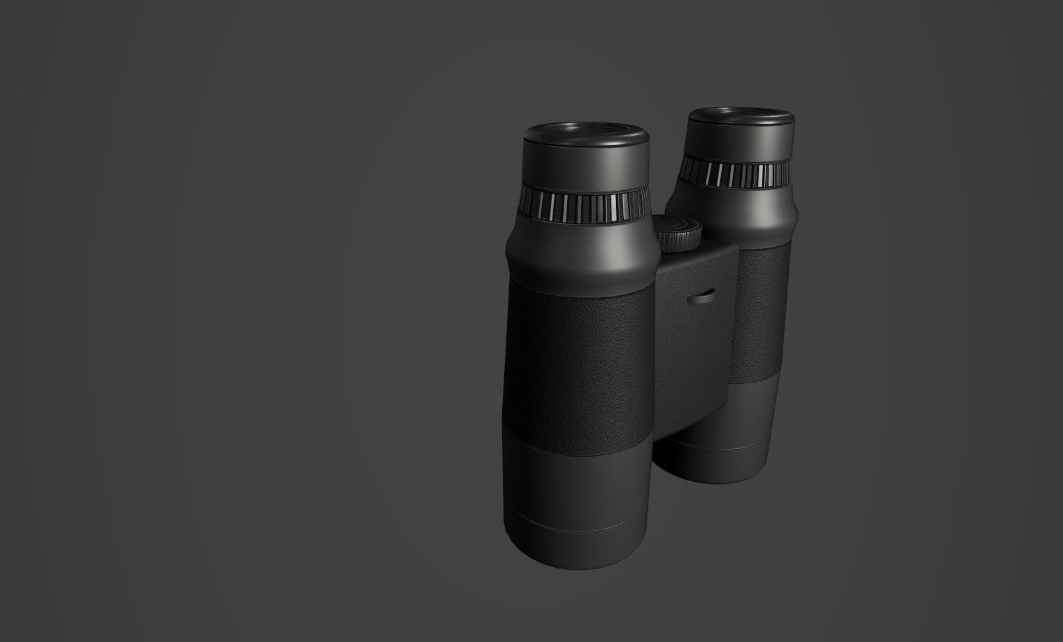 Binoculars Fernglas Low-poly 3D model_5