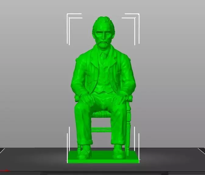 Vincent Van Gogh Statue 3D print model_19