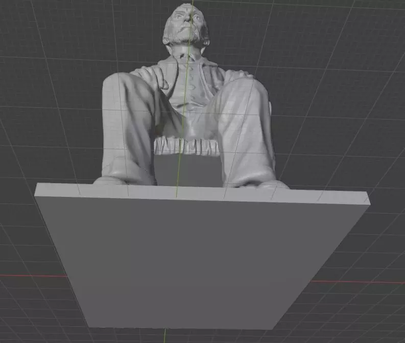 Vincent Van Gogh Statue 3D print model_9