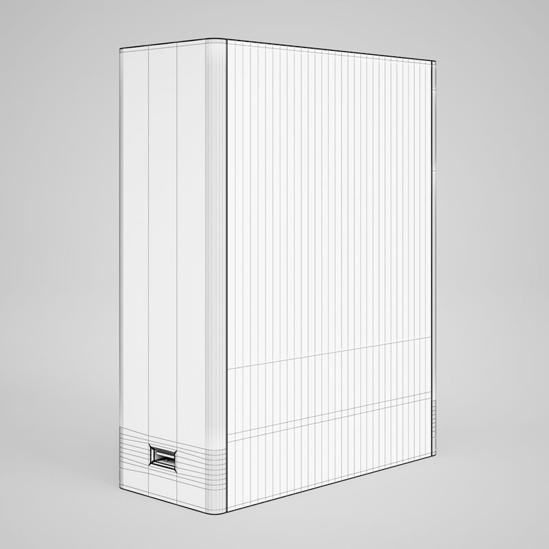 CGAxis External HDD 3D model_3