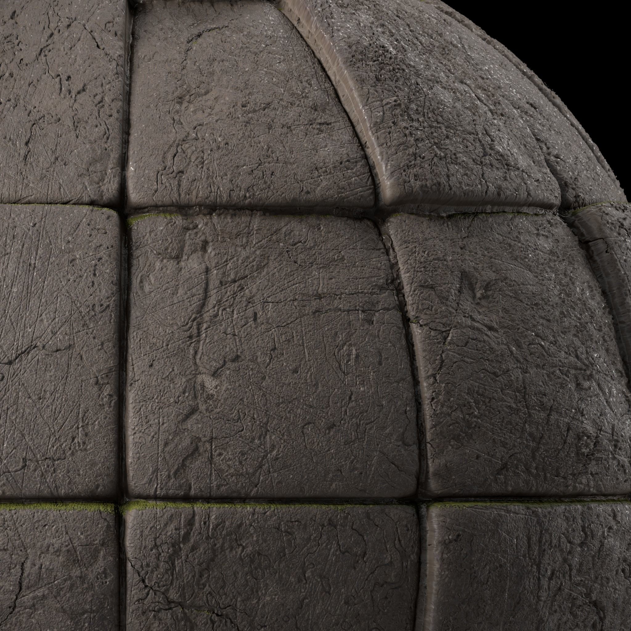 Stone Wall Materials 58- By Sbsar Pbr 4k Seamless Texture_2
