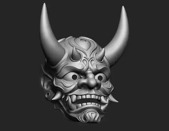 Japanese Oni Demon Mask Hannya 