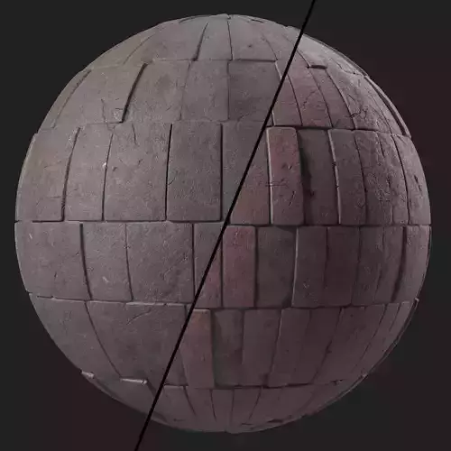 Stone Wall Materials 59- By Sbsar Pbr 4k Seamless