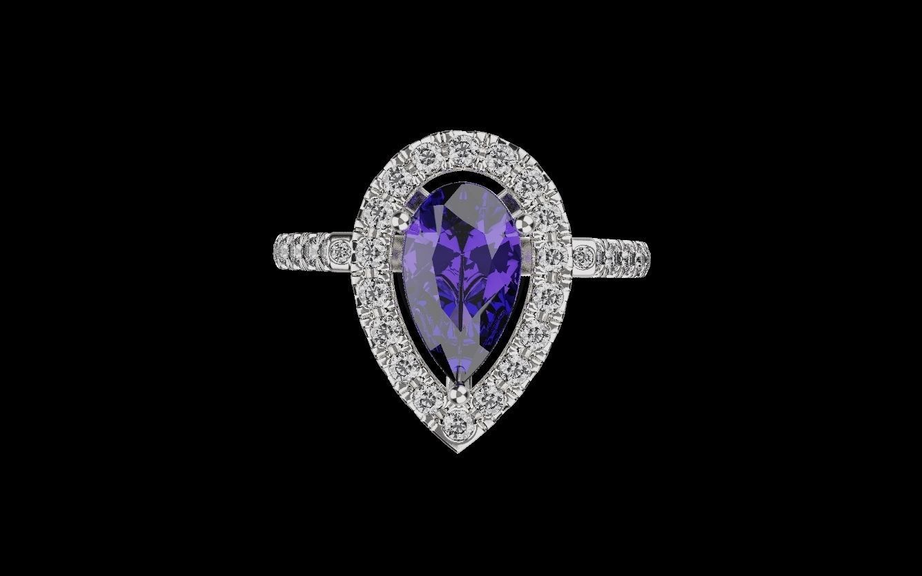 Women Rings 0044 3D print model_1