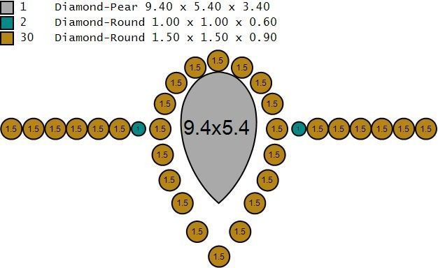 Women Rings 0044 3D print model_3