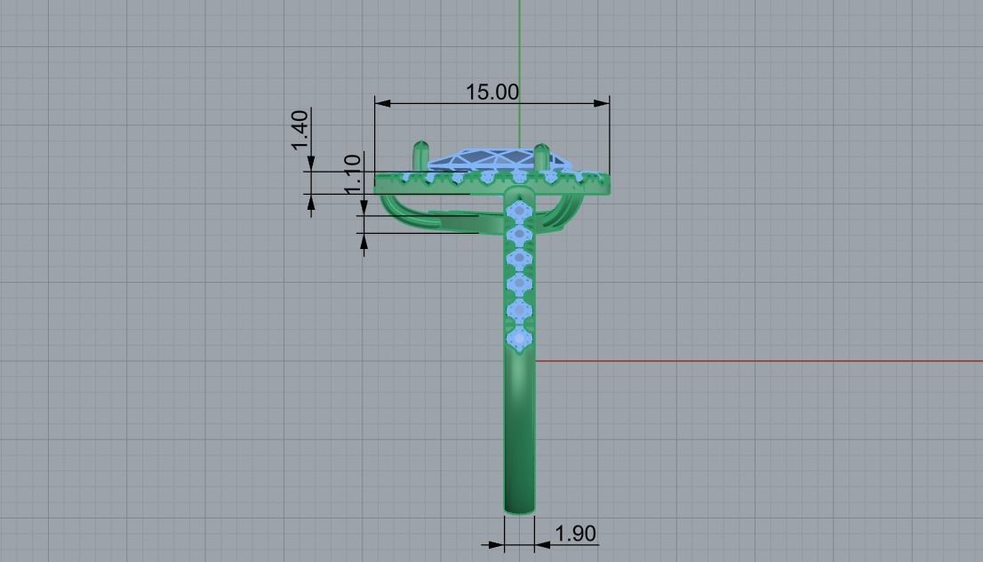 Women Rings 0044 3D print model_12