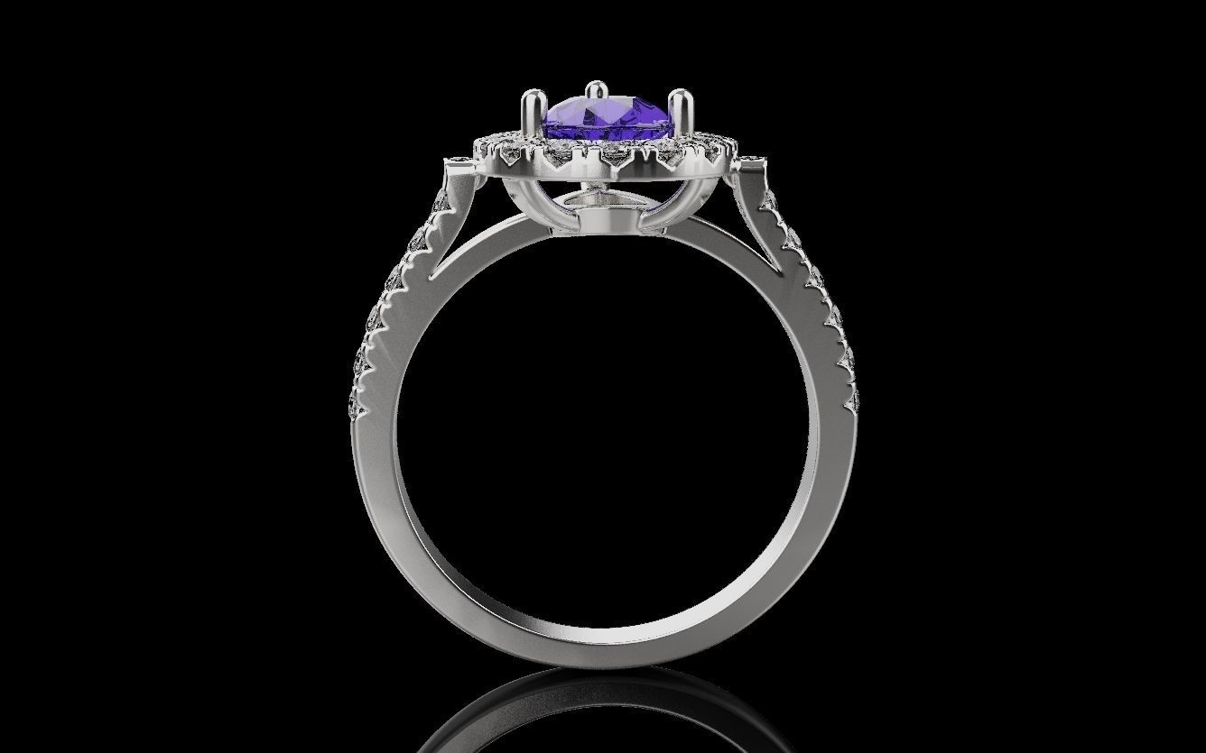 Women Rings 0044 3D print model_19