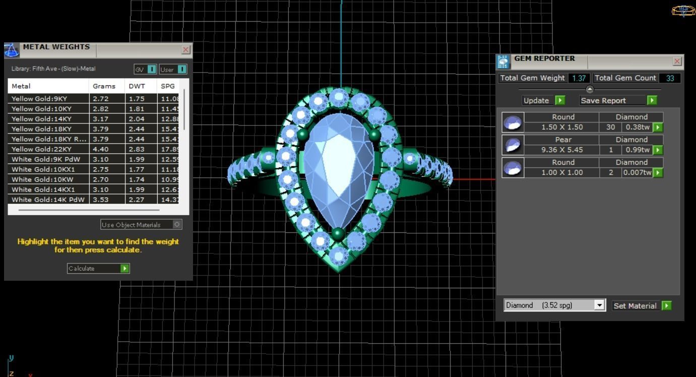 Women Rings 0044 3D print model_13