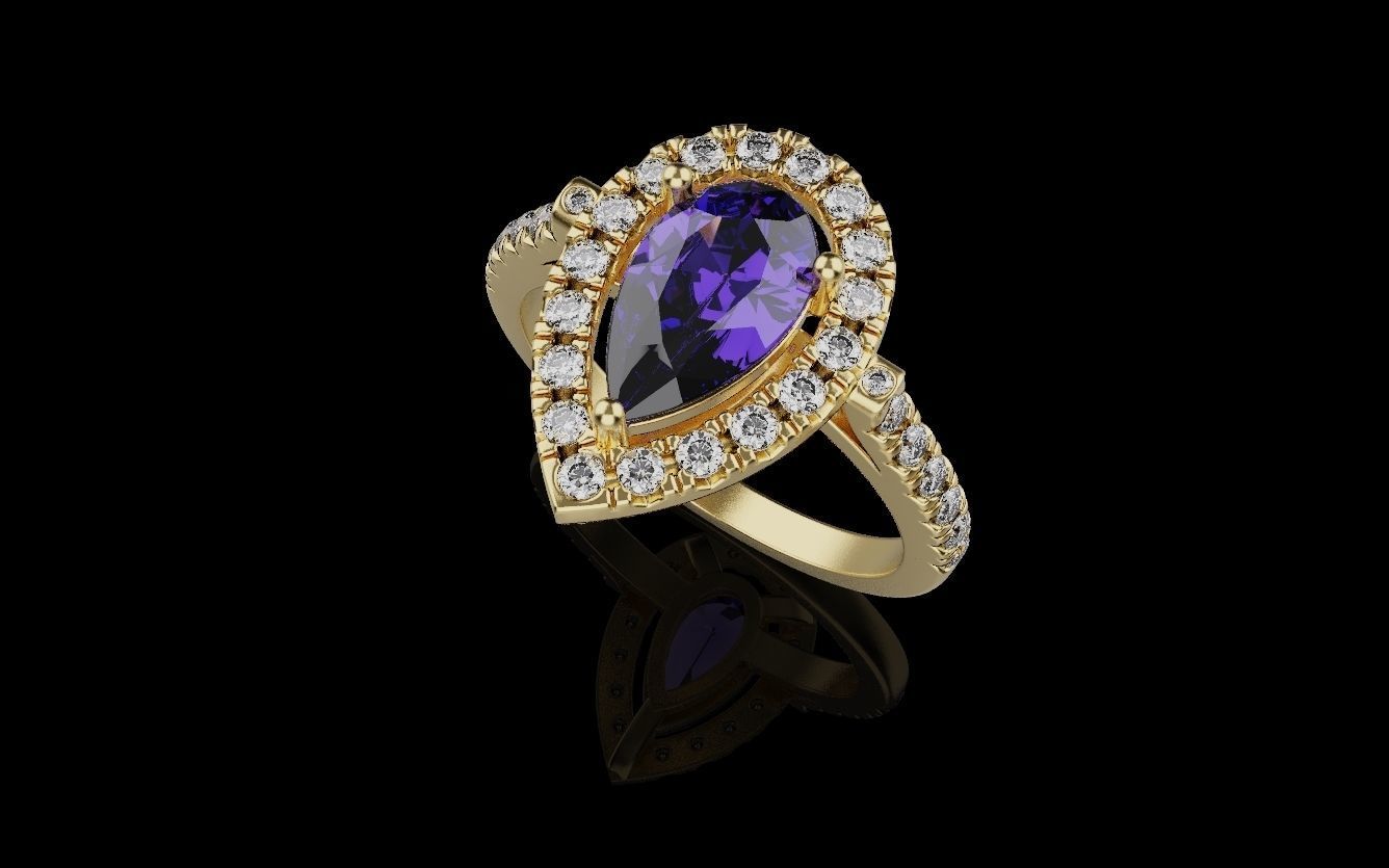 Women Rings 0044 3D print model_15