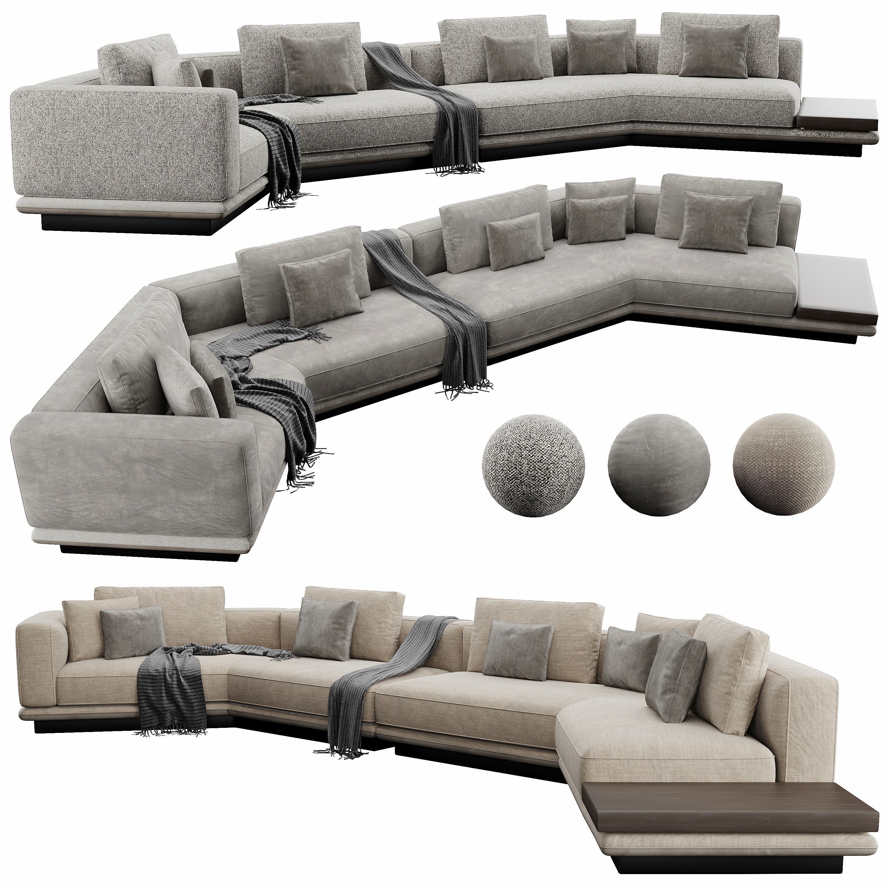 Horizonte Sofaset 3D model_2
