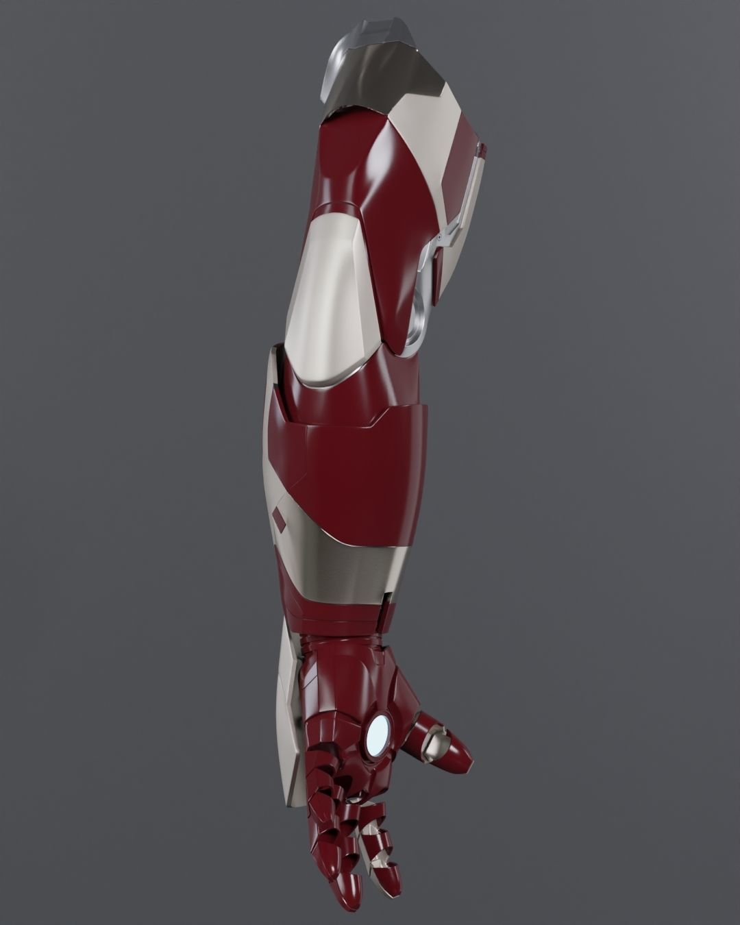 Iron Man Mk 42 Mk 43 Motorized 3D Printable Arm Gauntlet 3D print model_2