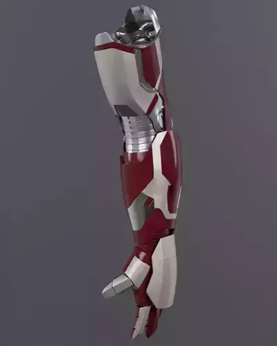 Iron Man Mk 42 Mk 43 Motorized 3D Printable Arm Gauntlet 3D print model