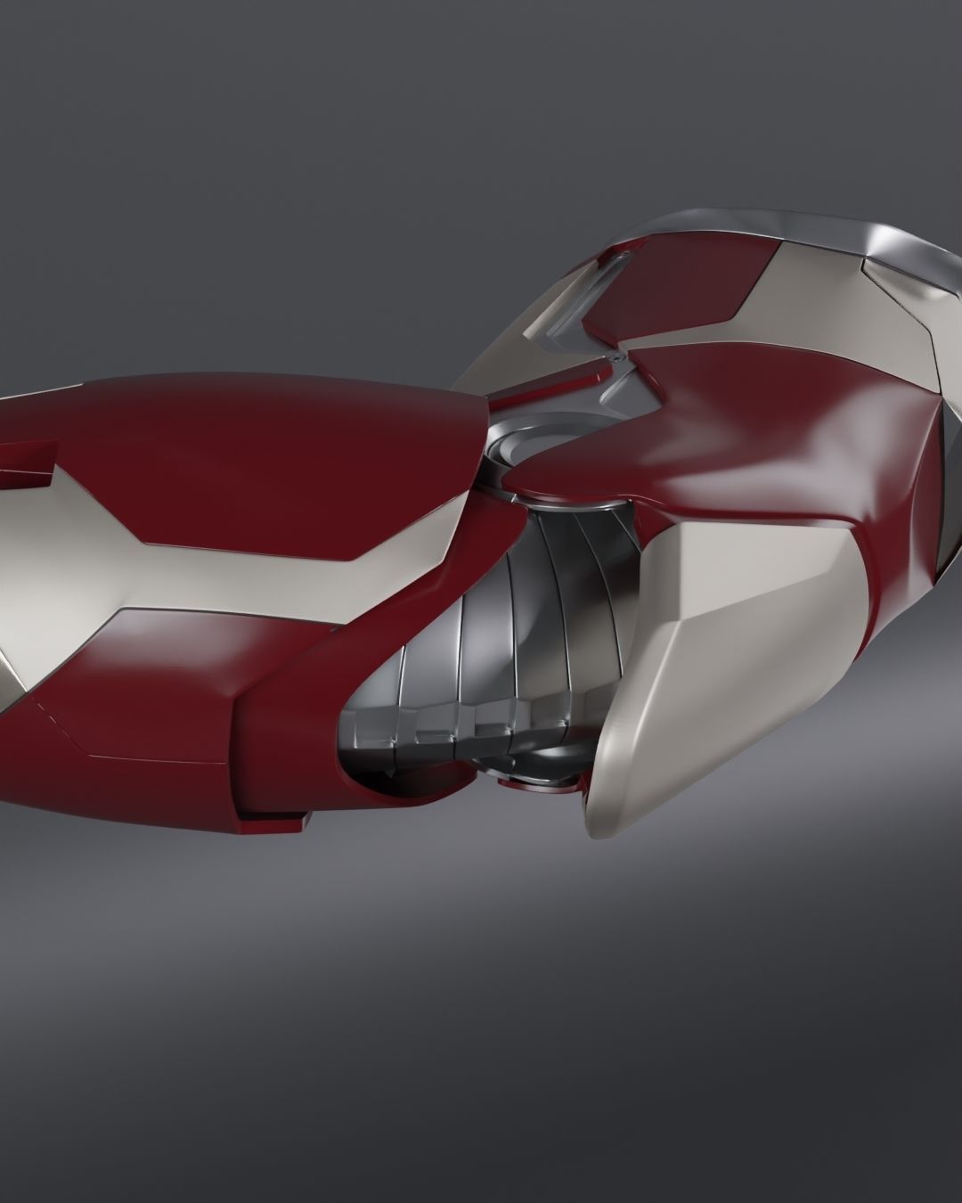 Iron Man Mk 42 Mk 43 Motorized 3D Printable Arm Gauntlet 3D print model_6