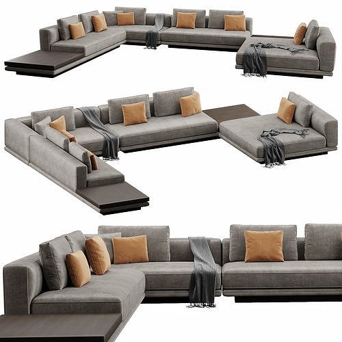 Horizonte Sofaset 3D model 4