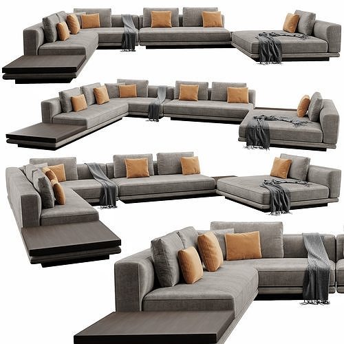 Horizonte Sofaset 3D model 6