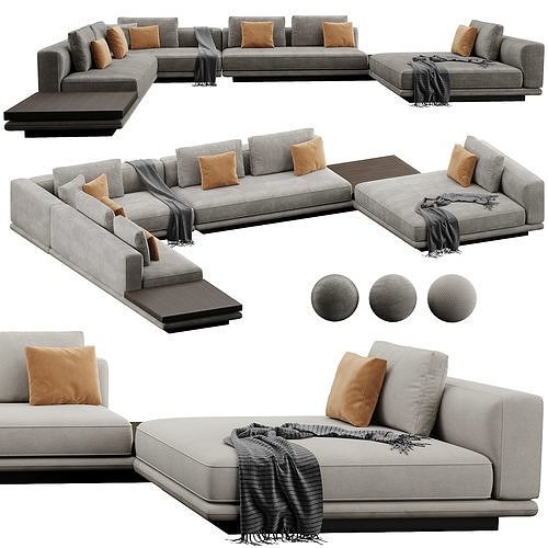 Horizonte Sofaset 3D model 2
