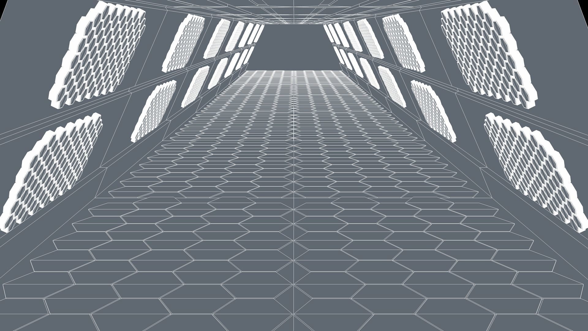 Sci Fi Tunnel 3D model_7