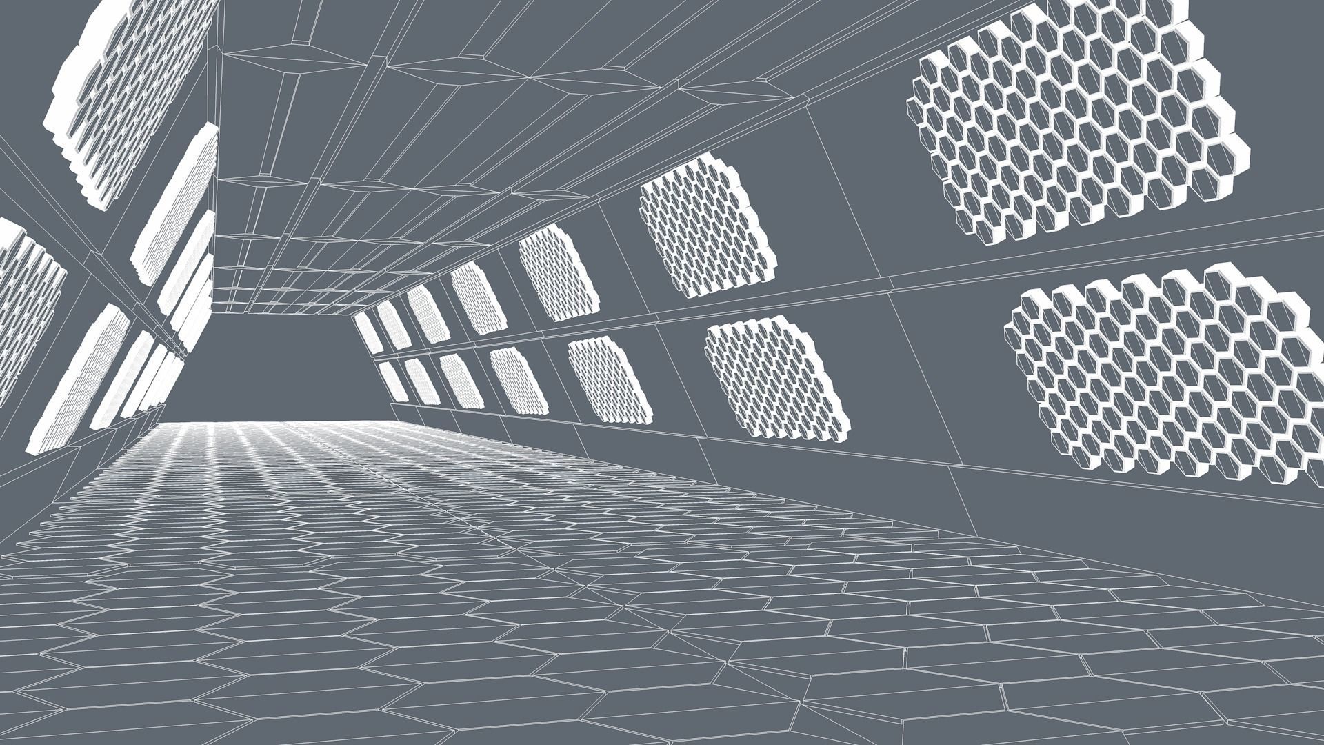 Sci Fi Tunnel 3D model_8