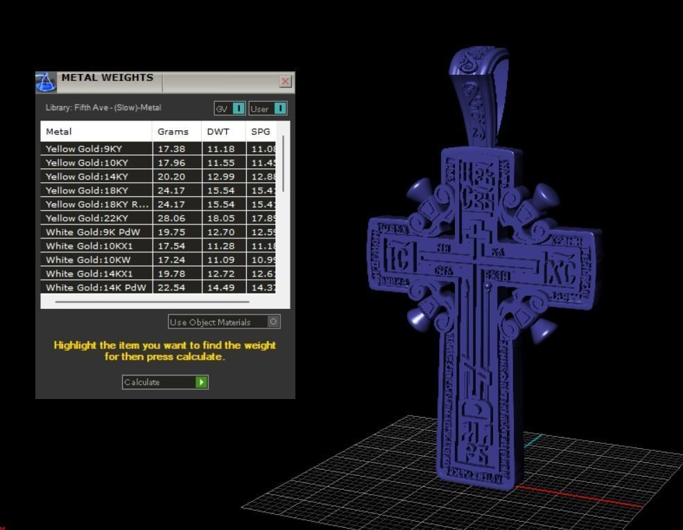 Cross 0101 3D print model_46