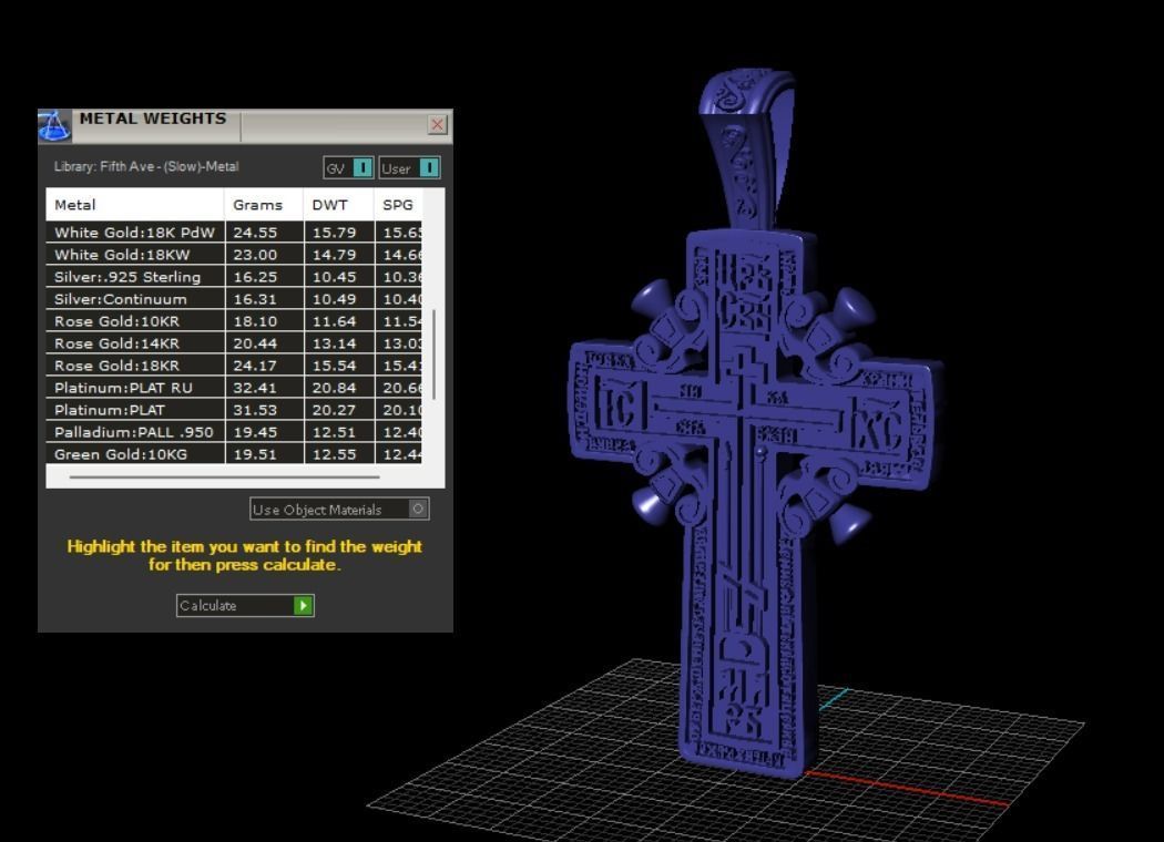 Cross 0101 3D print model_47