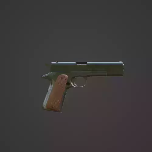M1911 Pistol - Game Ready Free low-poly 3D model