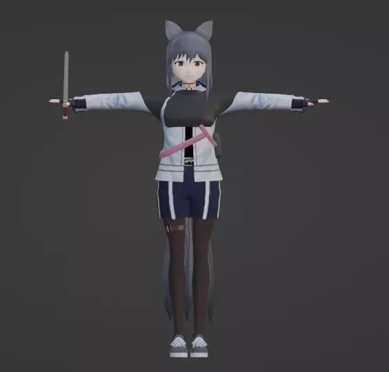 Female 3d Model 3D model_0