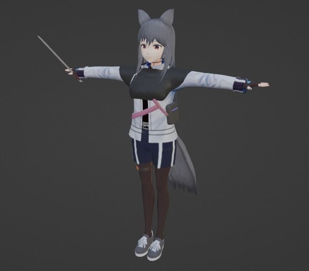 Female 3d Model 3D model_1
