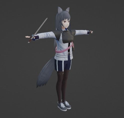 Female 3d Model 3D model_4