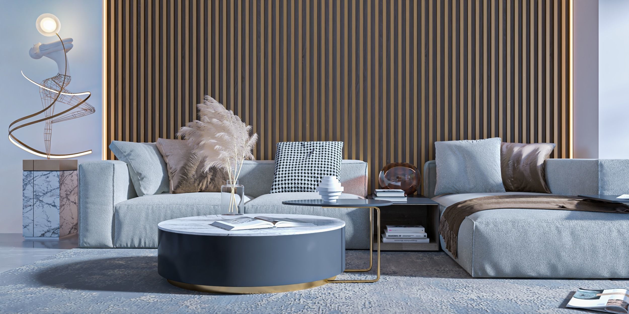 interior scene Livingroom 3D model 3D model_1