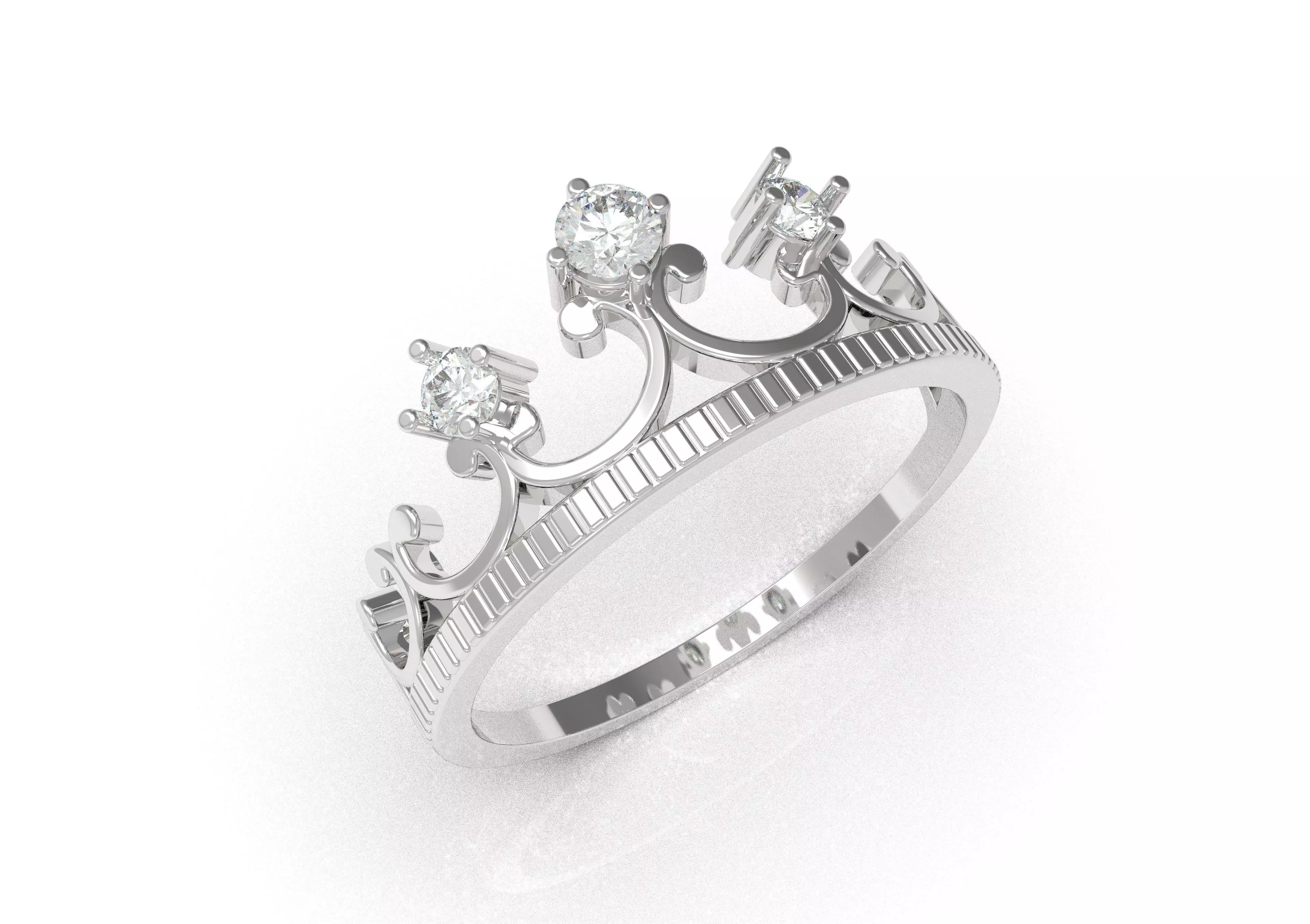  22 Ring Crown 3D print model_0