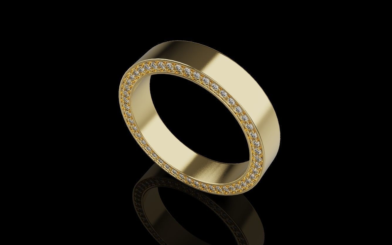 Wedding Rings 0045 3D print model_22