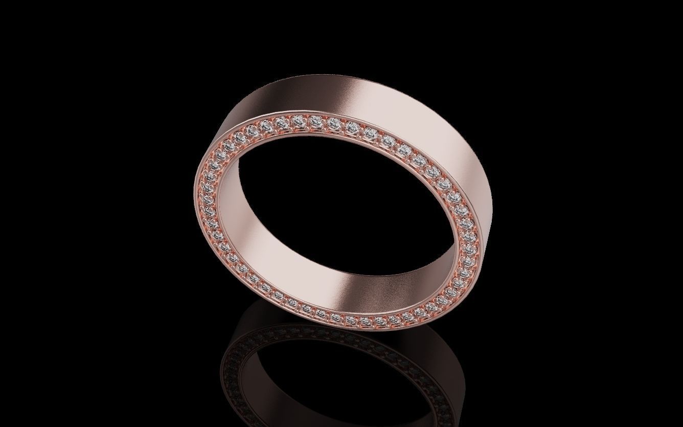 Wedding Rings 0045 3D print model_2