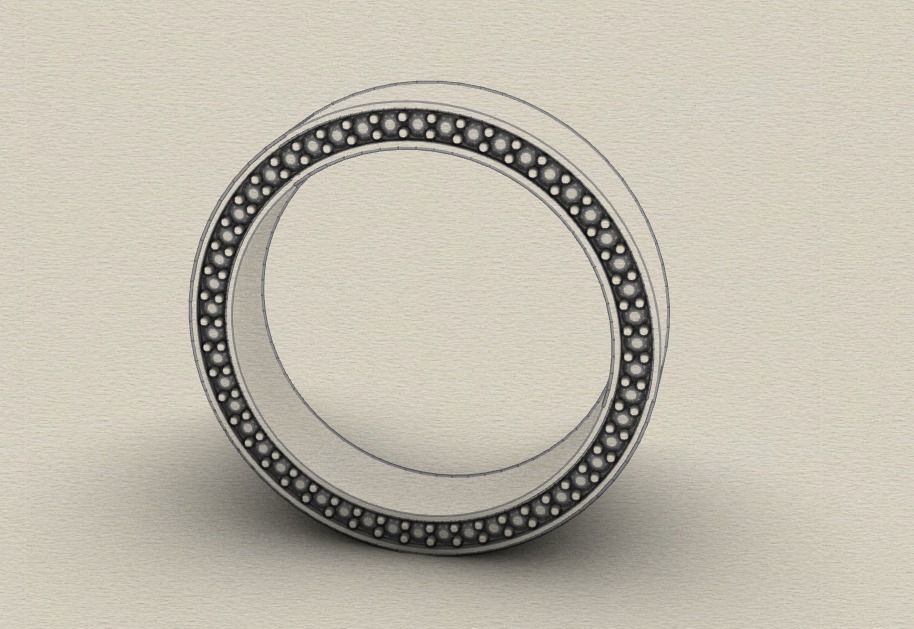 Wedding Rings 0045 3D print model_36