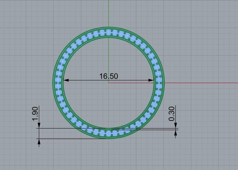Wedding Rings 0045 3D print model_32