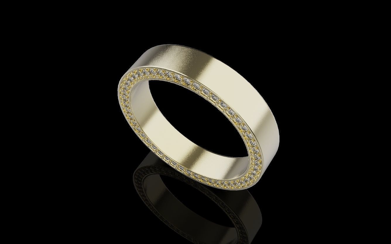 Wedding Rings 0045 3D print model_26