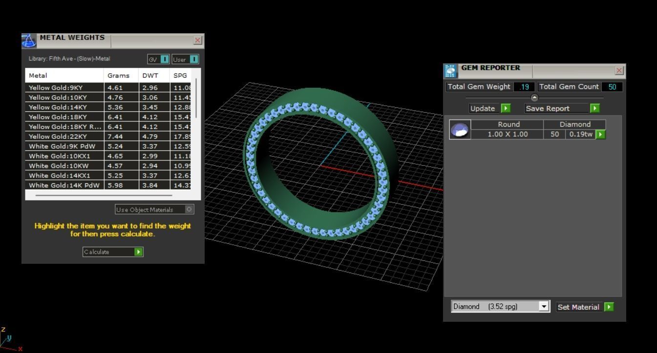 Wedding Rings 0045 3D print model_40