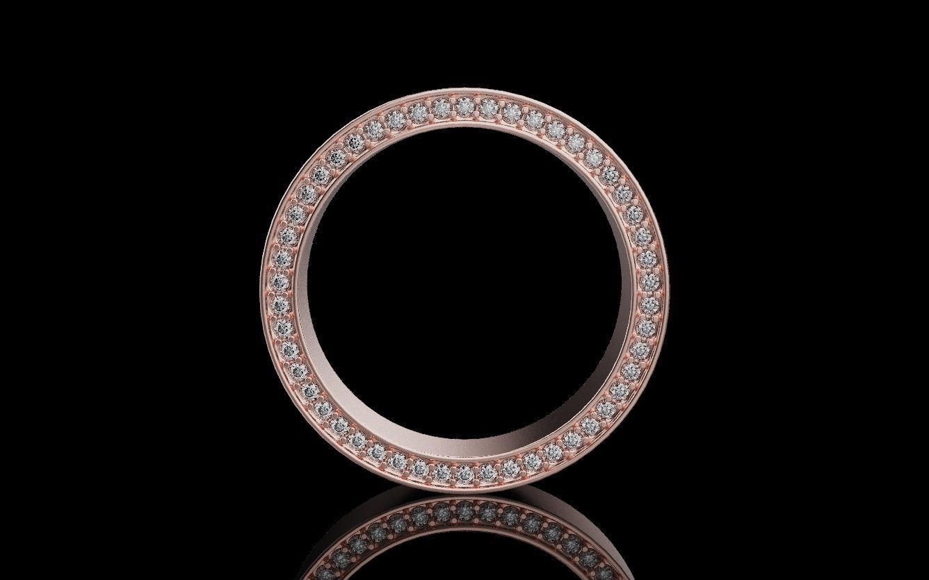 Wedding Rings 0045 3D print model_3