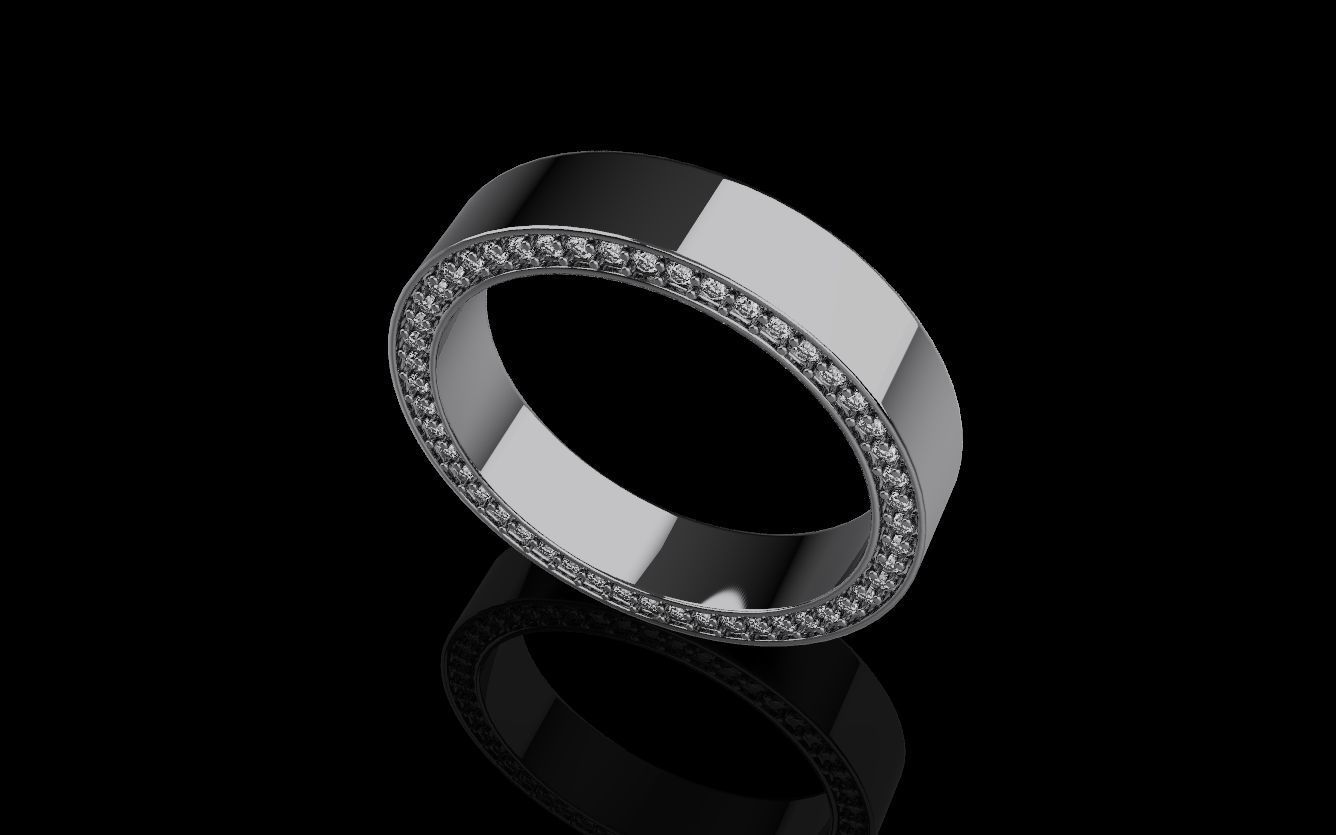 Wedding Rings 0045 3D print model_7